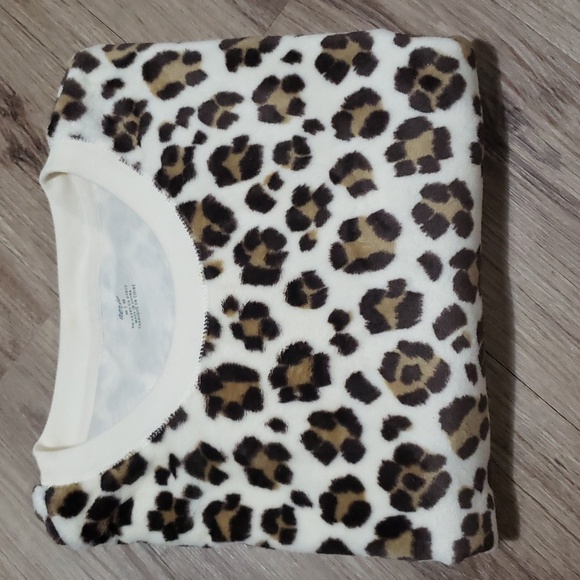 Aerie Lounge Super Soft Plush Leopard Print Sweater - Picture 9 of 9